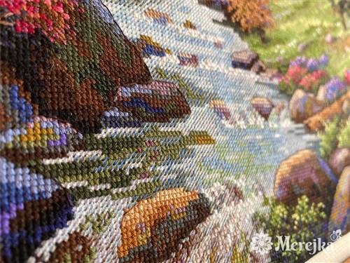 Mountain Railway Cross Stitch Kit