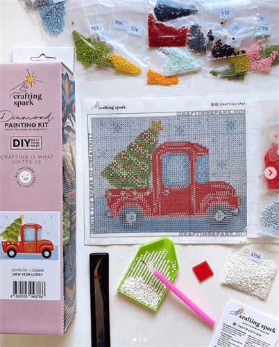 New Year Lorry Diamond Painting Kit
