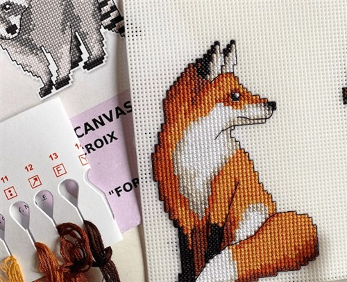 Forest Animals Cross Stitch Kit