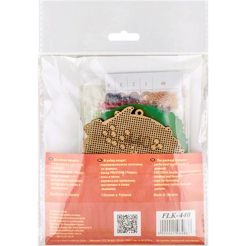 Bead embroidery kit on wood FLK-440