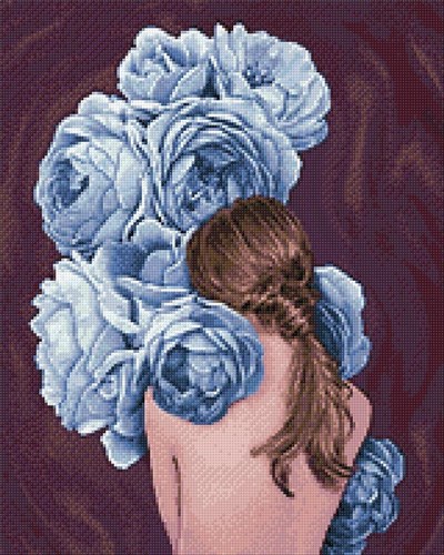 Music of Flowers CS2522 15.8 x 19.7 inches Crafting Spark Diamond Painting Kit