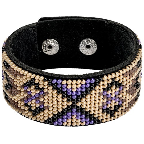 Bead embroidery kit on artificial leather FLBB-011