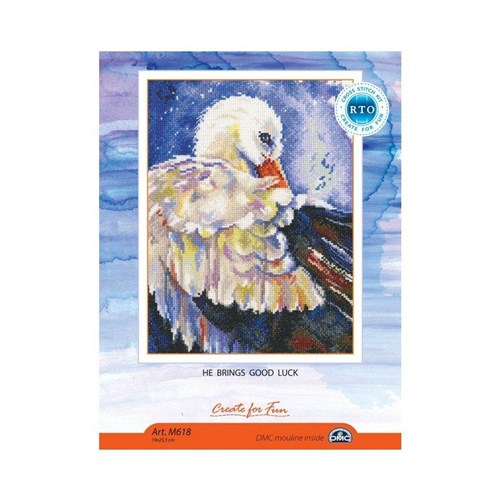 He brings good luck M618 Counted Cross Stitch Kit