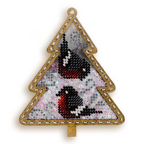 Set for embroidery with beads on a plastic base FLPL-068