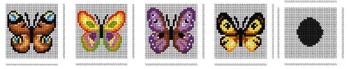 Butterflies 164CS Counted Cross-Stitch Kit