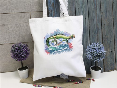 Message In A Bottle Cross Stitch Kit