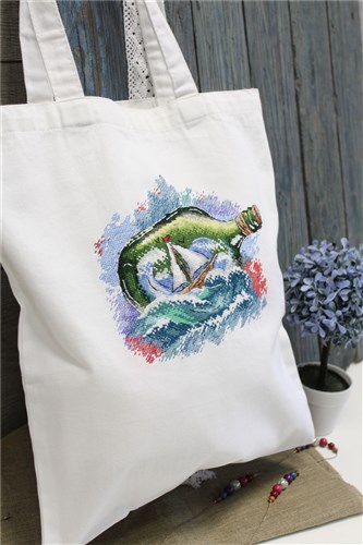 Message In A Bottle Cross Stitch Kit