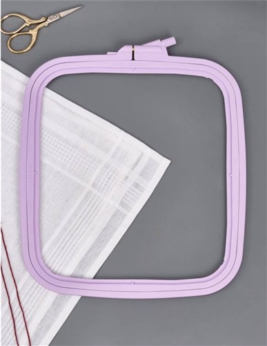 Plastic Square Hoop Nurge - Pastel Lilac