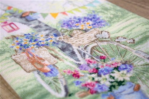 Bike Cross Stitch Kit