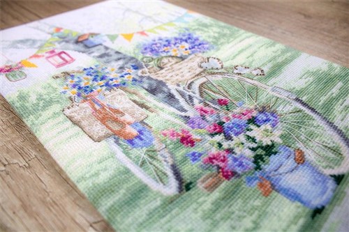 Bike Cross Stitch Kit