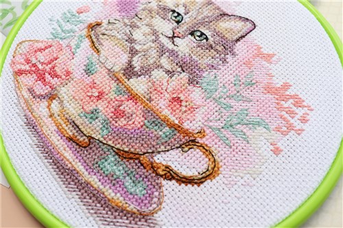 Tea Party Cross Stitch Kit