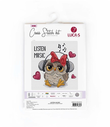 Listen Music Cross Stitch Kit