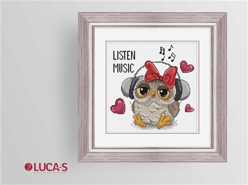 Listen Music Cross Stitch Kit