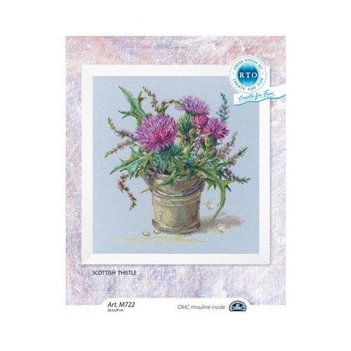 Scottish Thistle Cross Stitch Kit
