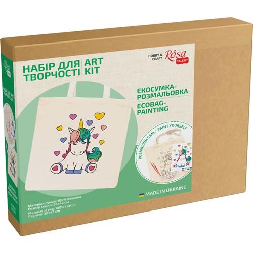 Unicorn - Shopper Ecobag Painting Kit