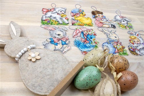 Easter Ornaments Cross Stitch Kit