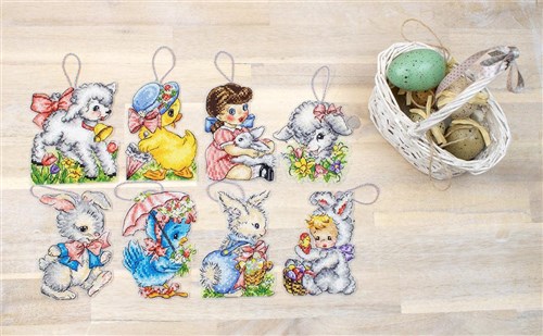 Easter Ornaments Cross Stitch Kit