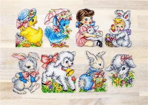Easter Ornaments Cross Stitch Kit