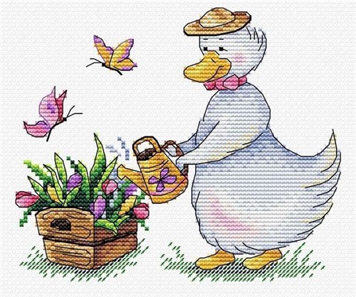 Gardening Cross Stitch Kit