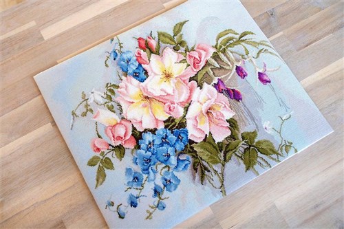 Bouquet With Bells Cross Stitch Kit