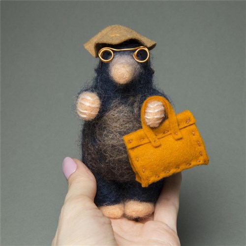 Small Mole Felting Kit