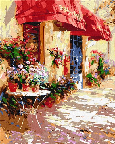 Paint By Numbers Kit Flower Shop