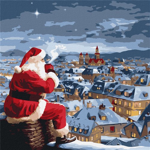 Christmas Night Paint By Numbers Kit