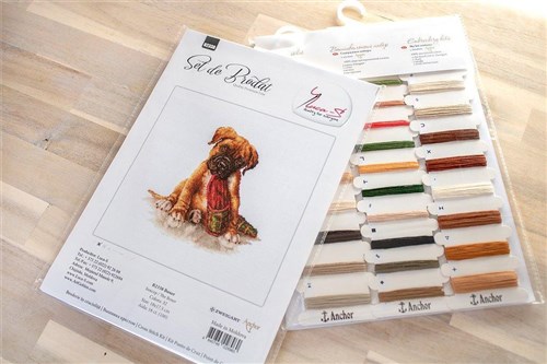 The Boxer Cross Stitch Kit