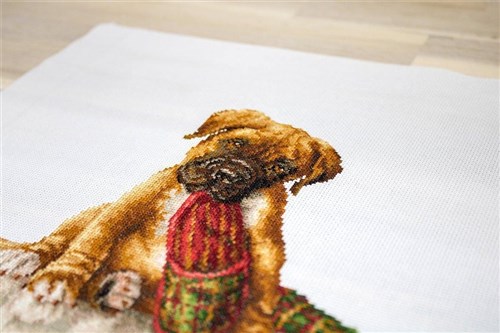 The Boxer Cross Stitch Kit