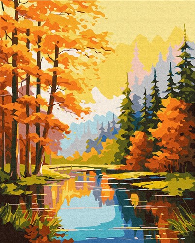 Paint By Numbers Kit Autumn Beauty