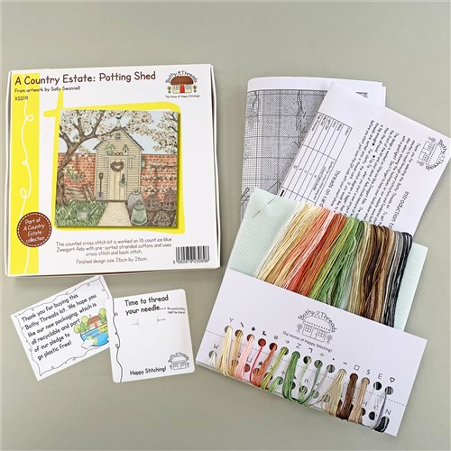 Potting Shed Cross Stitch Kit