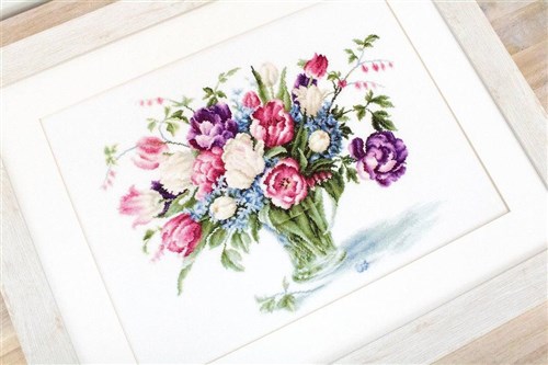 Tulips Cross Stitch Kit
