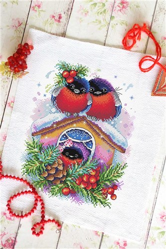 Winter House Cross Stitch Kit