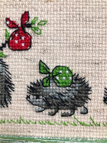 Hedgehogs Cross Stitch Kit