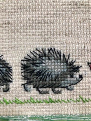 Hedgehogs Cross Stitch Kit