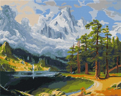 Paint By Numbers Kit Winter Breathing