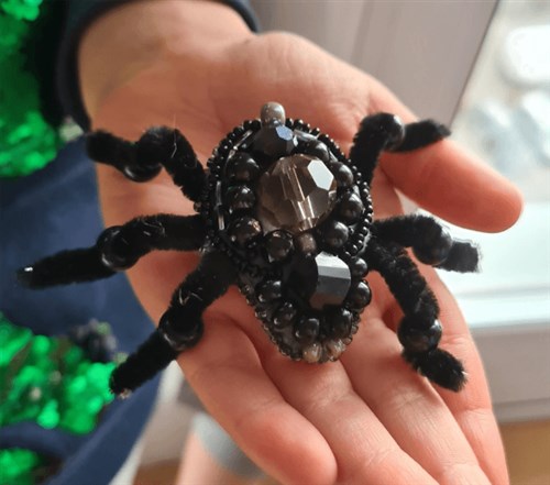 Spider Brooch Beadwork Kit