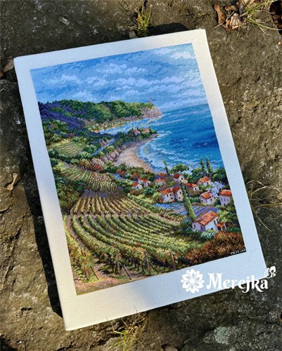 Coastline View Counted Cross Stitch Kit