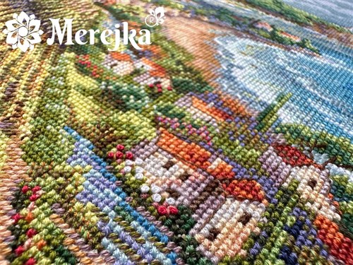 Coastline View Counted Cross Stitch Kit