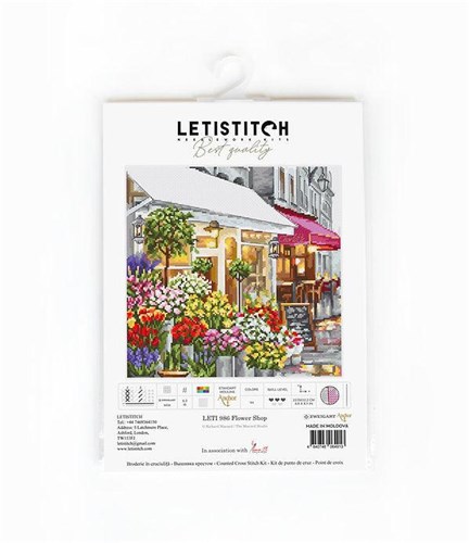 Counted Cross Stitch Kit Flower Shop