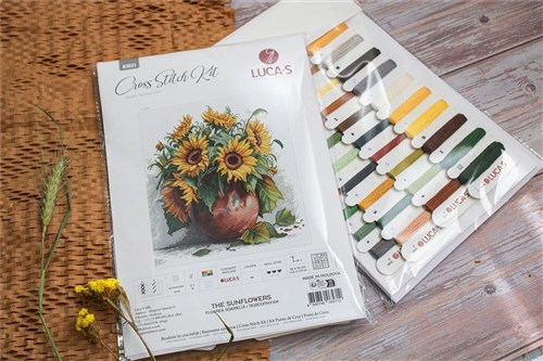 The Sunflower Cross Stitch Kit