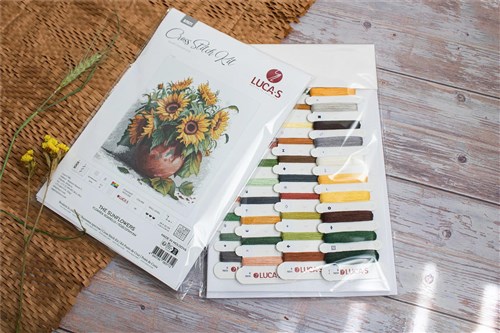 The Sunflower Cross Stitch Kit