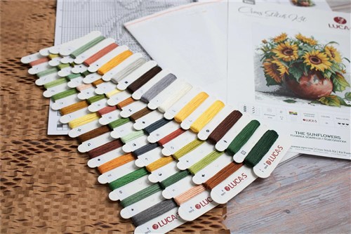 The Sunflower Cross Stitch Kit