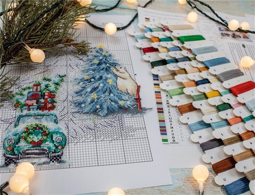 Christmas Ornaments Cross Stitch Kit
