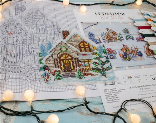 Christmas Ornaments Cross Stitch Kit