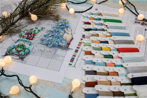 Christmas Ornaments Cross Stitch Kit