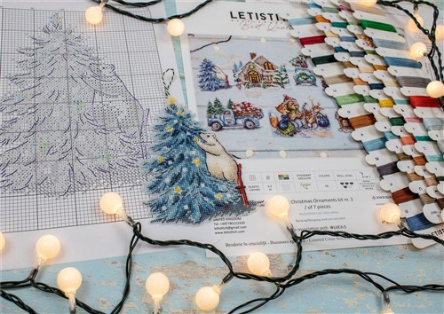 Christmas Ornaments Cross Stitch Kit