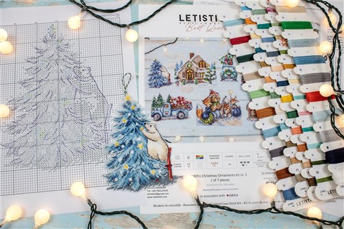 Christmas Ornaments Cross Stitch Kit