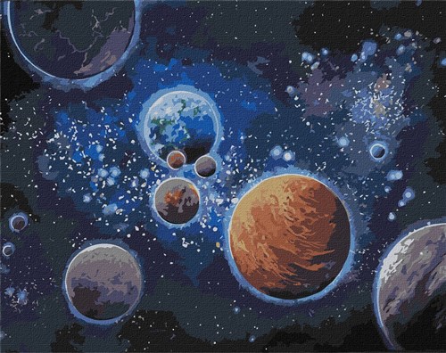 Paint By Numbers Kit Secrets Of The Worlds