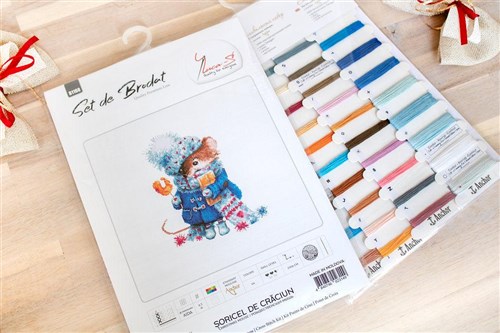 Christmas Mouse Cross Stitch Kit